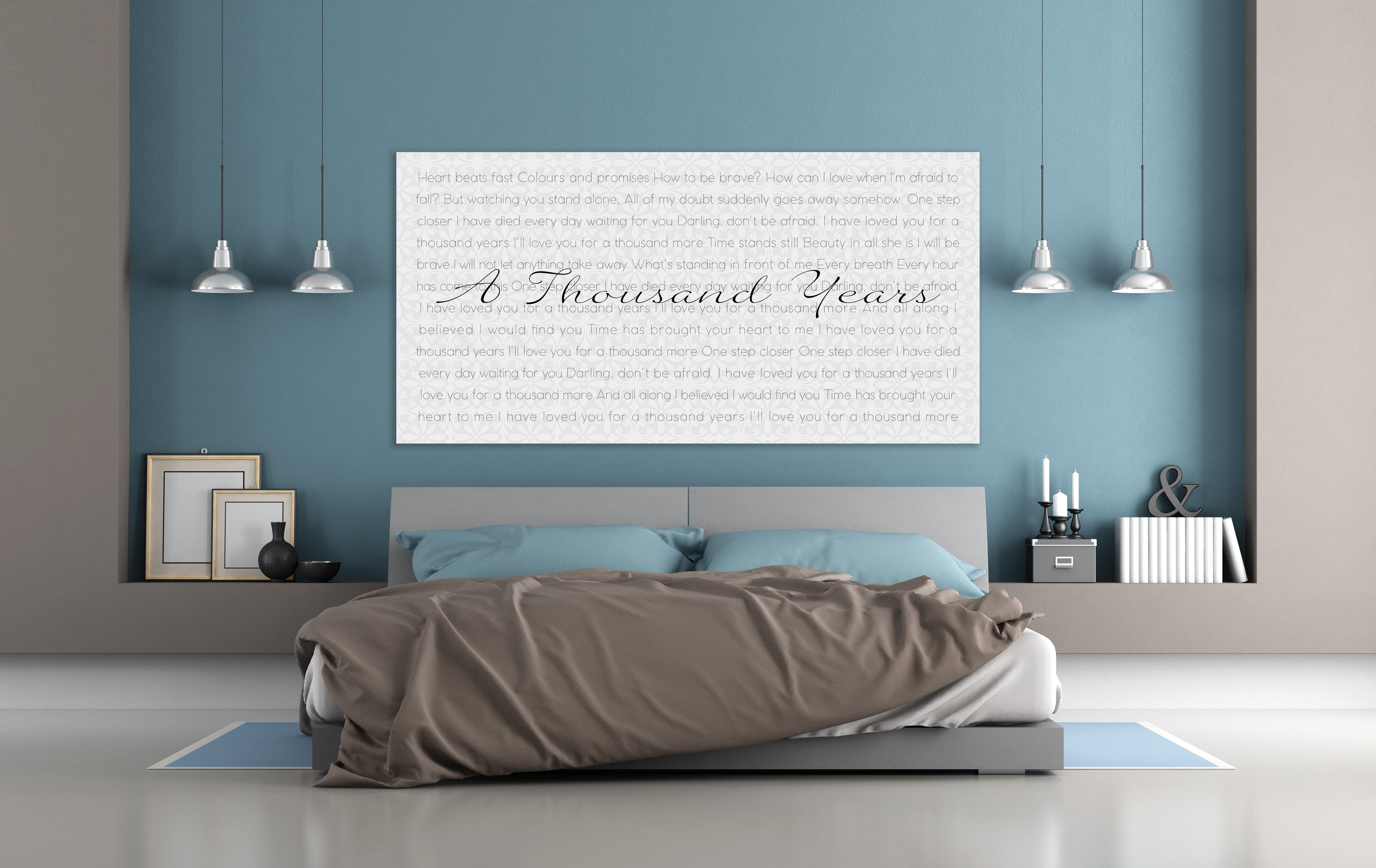 Lyric Canvas Art