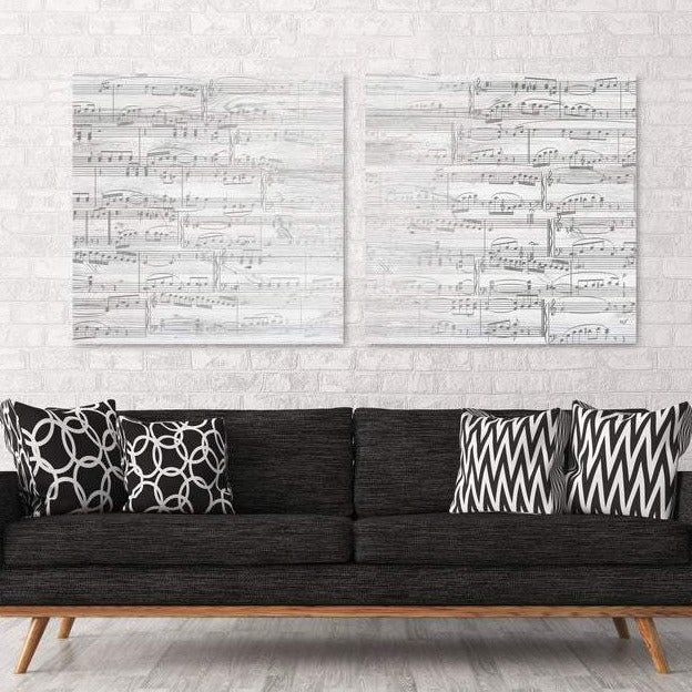 2 Piece Sheet Music Second Anniversary Gift