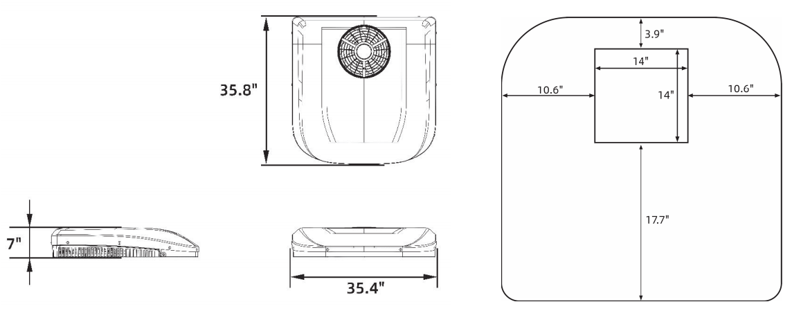 Velit 3000R - 24V/48V Rooftop Air Conditioner