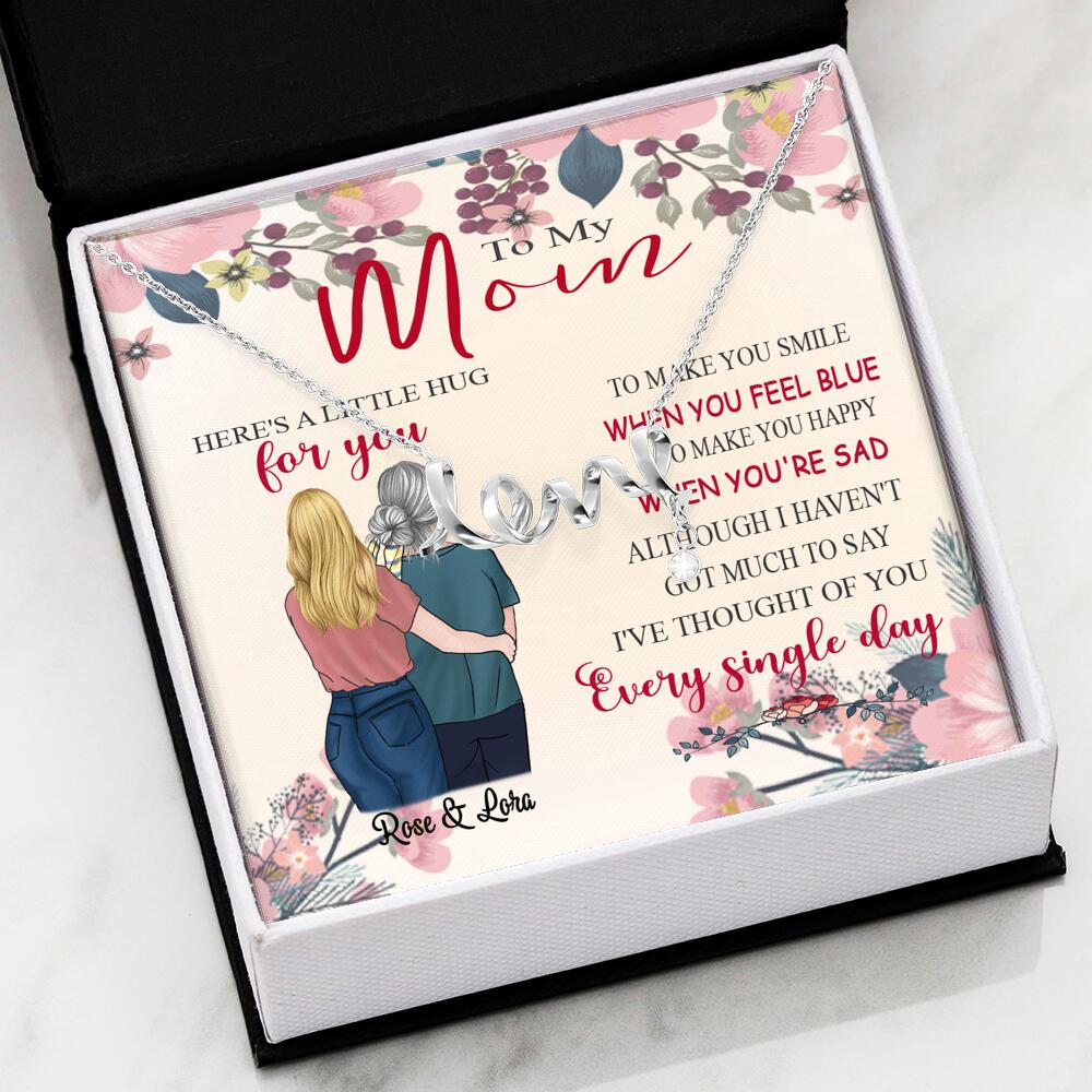 Personalized Necklace - Best Gift For Mother's Day from Daughter - IWJMRF