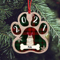 Personalized Pet Paw Ornament - Best Gift For Cat Lover/Dog Lover - 2021