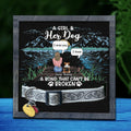 Personalized Memorial Dog Loss Frame - Up To 5 Dogs - Gift Idea For Dog Lovers - A Girl And Her Dog A Bond That Can't Be Broken