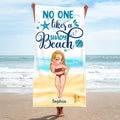 Personalized Bestie Beach Towel - Gift Idea For Girls/Beach Lovers - No One Likes A Shady Beach