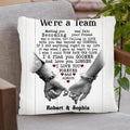 Personalized Couple Pillow Cover - Anniversary Gift For Couple - I Love You Forever And Always