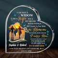 Personalized Couple Acrylic Plaque - Memorial Gift Idea For Couple - I Am A Wife To A Husband With Wings