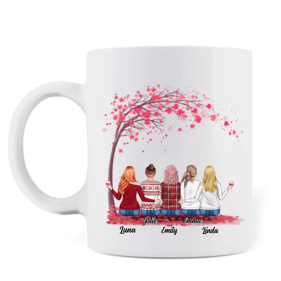 Personalized Best Friends Mug - Up to 5 Besties - You Are The She To My Nanigans