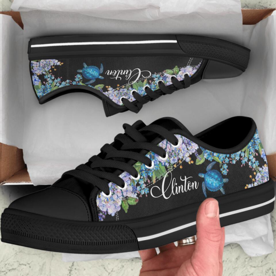 Personalized Turtle Sneakers - Best Gift For Turtle Lovers - SEWD5O