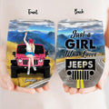 Personalized Off-road Wine Tumbler - Gift For Girl Friend, Off-road Lovers