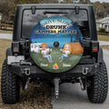 Personalized Couple Camping Spare Tire Cover - Valentine's Day Gift Idea For Couple - Drive Slow Drunk Campers Matter