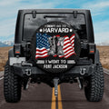 Personalized Veteran Spare Tire Cover - Gift Idea For Veteran - I Didn't Go To Harvard I Went To Fort Jackson