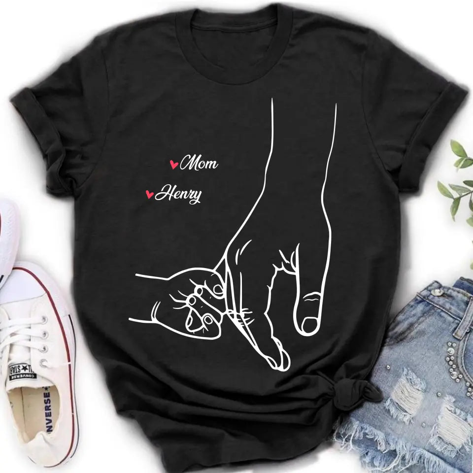 Personalized Mom & Kids Custom Name Shirt/Hoodie - Gift Idea For Mother/Kids/Mother's Day - Up to 5 Kids