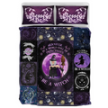 Personalized Witch Quilt Bed Sets - Halloween Gift Idea For Witch Lovers - In A World Full Of Princesses Be A Witch