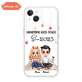 Custom Personalized Couple Phone Case - Christmas  Gift Idea For Couple - Annoying Each Other Since 2023 - Case for iPhone/Samsung