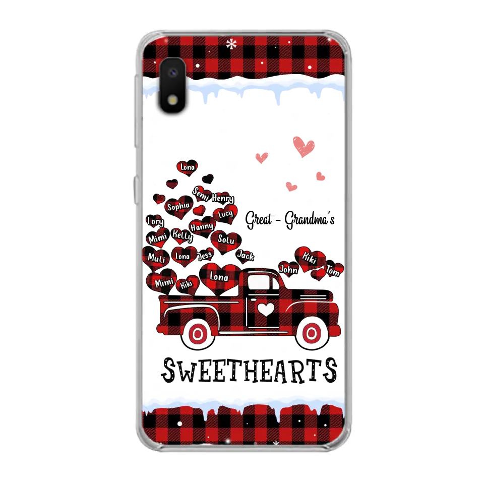 Personalized Grandma Phone Case - Gift Idea For Grandma - Up to 20 Children - Great Grandma's Sweethearts - Case For iPhone/Samsung