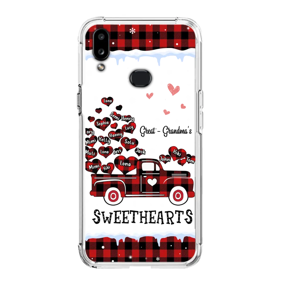 Personalized Grandma Phone Case - Gift Idea For Grandma - Up to 20 Children - Great Grandma's Sweethearts - Case For iPhone/Samsung
