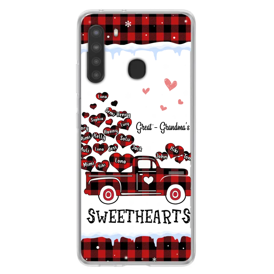 Personalized Grandma Phone Case - Gift Idea For Grandma - Up to 20 Children - Great Grandma's Sweethearts - Case For iPhone/Samsung