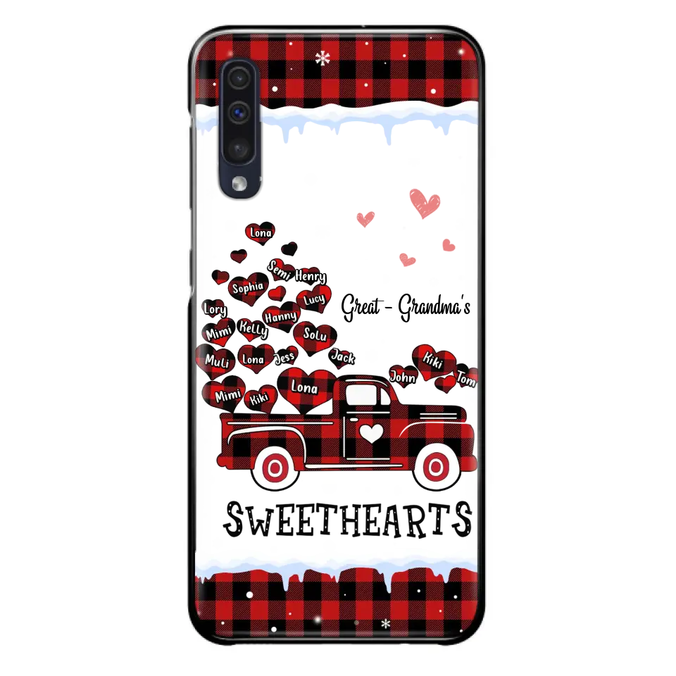 Personalized Grandma Phone Case - Gift Idea For Grandma - Up to 20 Children - Great Grandma's Sweethearts - Case For iPhone/Samsung