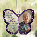 Personalized Memorial Acrylic Ornament - Gift Idea For Family - Upload Photo - Although You Can't See Me I Am Always With You