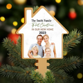 Personalized Family Tree Topper - Upload Photo - Christmas Gift For Couple/Family - First Christmas In Our New Home 2023