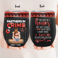 Personalized Couple Wine Tumbler - Gift Idea For Couple/Him/Her/Valentine's Day - You Give Me A Boner Not Just A Boner