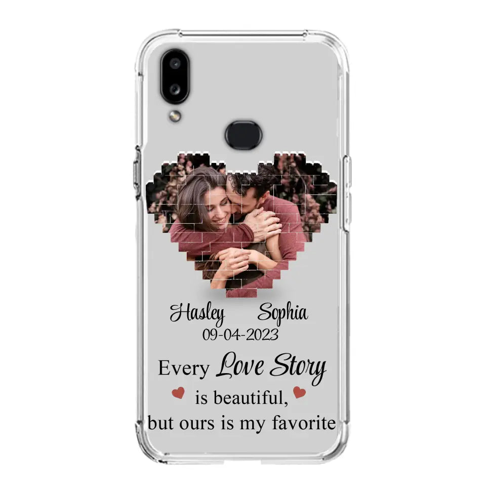 Personalized Love Story Phone Case For iPhone/Samsung - Gift Idea For Couple/Christmas/Valentine/Anniversary - Upload Photo - Every Love Story Is Beautiful, But Ours Is My Favorite