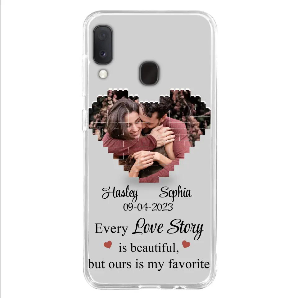 Personalized Love Story Phone Case For iPhone/Samsung - Gift Idea For Couple/Christmas/Valentine/Anniversary - Upload Photo - Every Love Story Is Beautiful, But Ours Is My Favorite