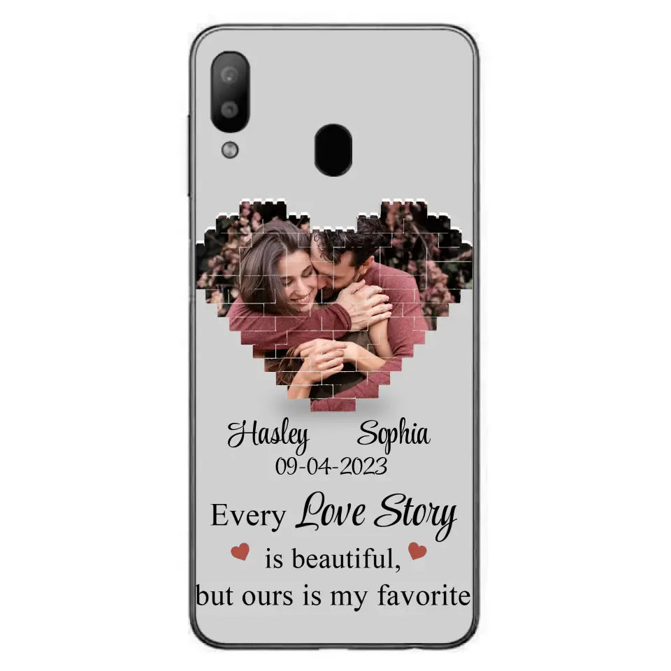 Personalized Love Story Phone Case For iPhone/Samsung - Gift Idea For Couple/Christmas/Valentine/Anniversary - Upload Photo - Every Love Story Is Beautiful, But Ours Is My Favorite
