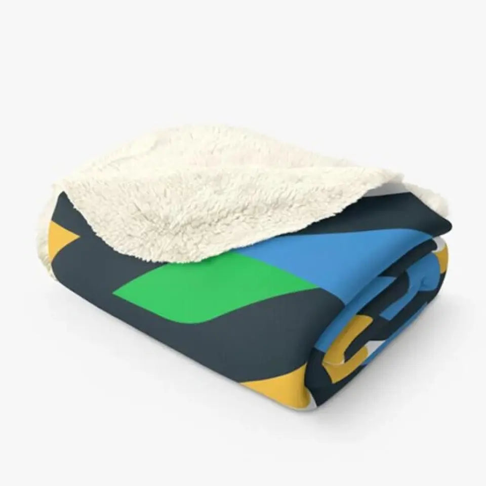 Personalized Horse Girl Quilt/Fleece Throw Blanket - Gift Idea For Girl/Horse Lovers - Give A Girl The Right Shoes