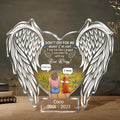 Personalized Memorial Pet Acrylic Plaque - Memorial Gift Idea for Dog/Cat Owners - Don't Cry For Me Mom! I'm Ok