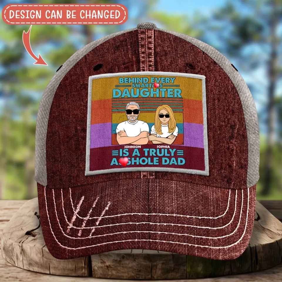 Personalized Dad Baseball Cap - Father's Day Gift Idea for Dad - Like Father Like Daughter