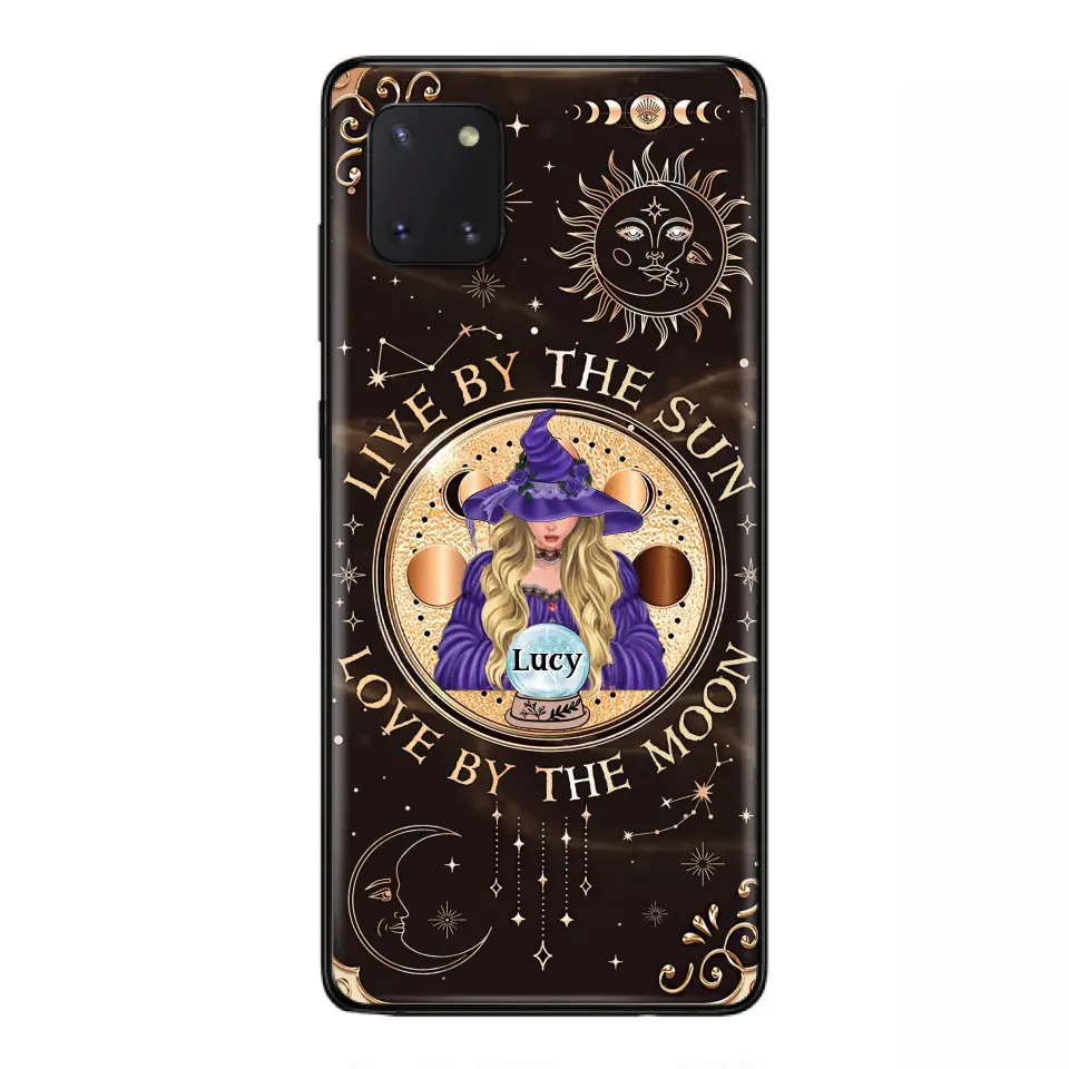 Custom Personalized Witch Phone Case - Halloween Gift Idea For Friend - Only Good May Enter Here - Case for iPhone/Samsung