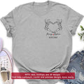 Personalized Skeleton Embroidered T-shirt/Sweater/Hoodie - Gift Idea For Couple