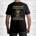 Personalized Retired Veteran T-Shirt - Gift Idea For Veteran/Father/Grandpa - Now I'd Give My Life To Protect My Family