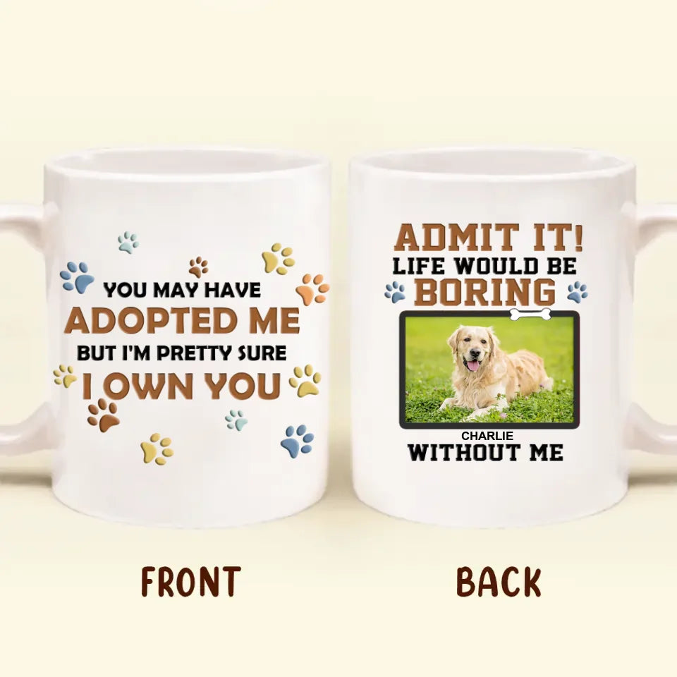 Personalized Dog Photo Coffee Mug - Gift Idea For Dog Mom & Dog Dad