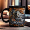 Personalized Witch Broom Coffee Mug - Halloween/Birthday Gift Idea For Yourself, Women, Witch Lovers