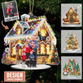 Personalized Family Image Christmas Acrylic Ornament - Upload Photo - Gift Idea For Family/Christmas