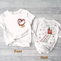 Personalized Memorial Dog AOP T-shirt - Up to 3 Dogs - Memorial Gift For Dog Lover - You Never Walk Alone