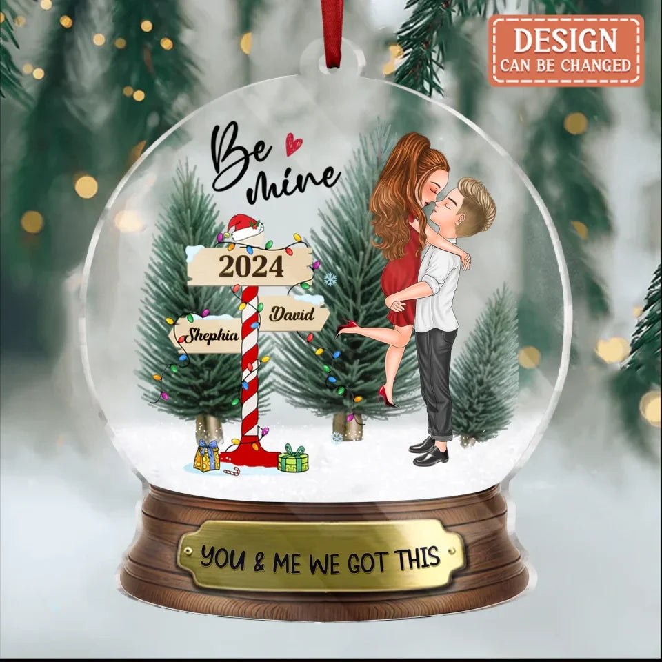 Personalized Couple Acrylic Ornament - Christmas Gift Idea For Couple - Merry Christmas