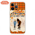 Personalized Horse Girl Phone Case - Gift Idea For Horse Lovers - Up To 6 Horses - I Love You To The Barn & Back - Cases For iPhone/Samsung