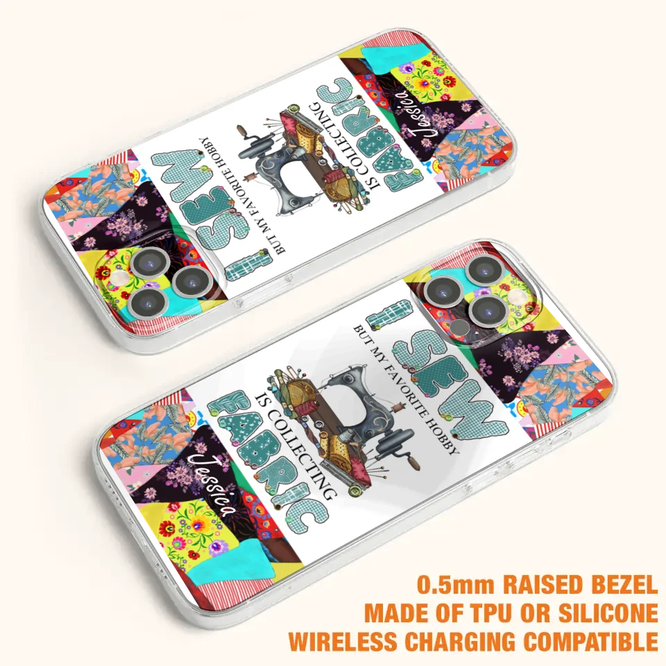 Custom Personalized Sewing Machine Phone Case - Gift Idea For Sewing Lovers - Case For iPhone, Samsung and Xiaomi - 8WU8I3