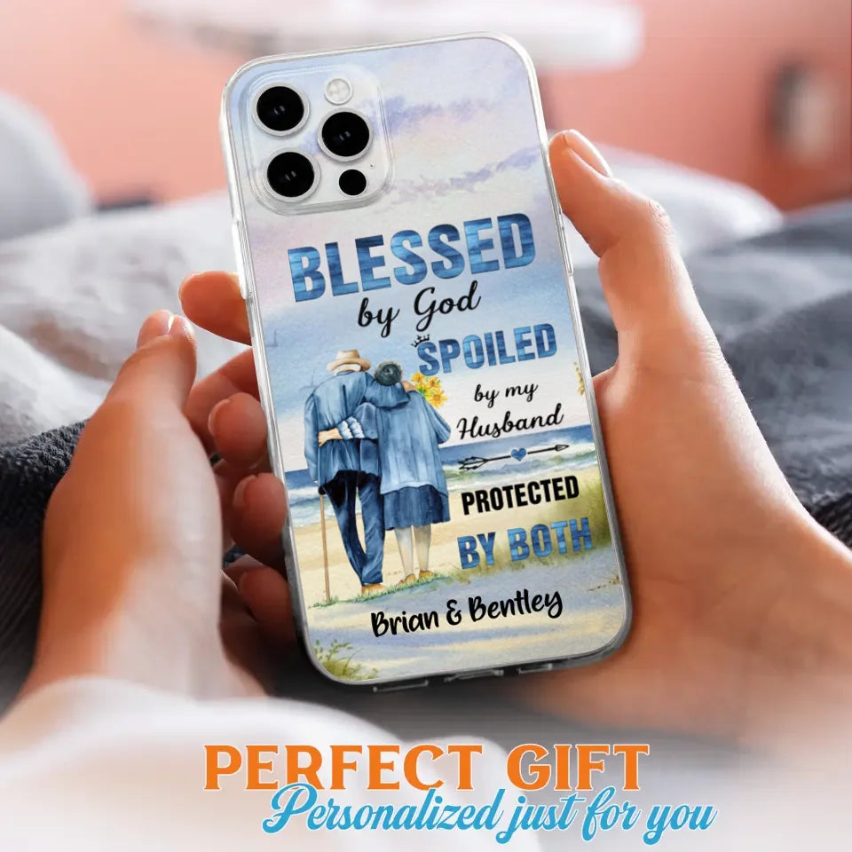 Custom Personalized Old Couple Phone Case - Best Gift Idea For Grandparents - Case For iPhone, Samsung and Xiaomi