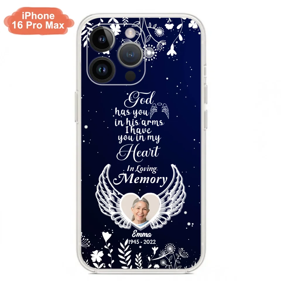 Personalized Memorial Phone Case - Memorial Gift Idea For Family - I Have You In My Heart - Case For iPhone/Samsung