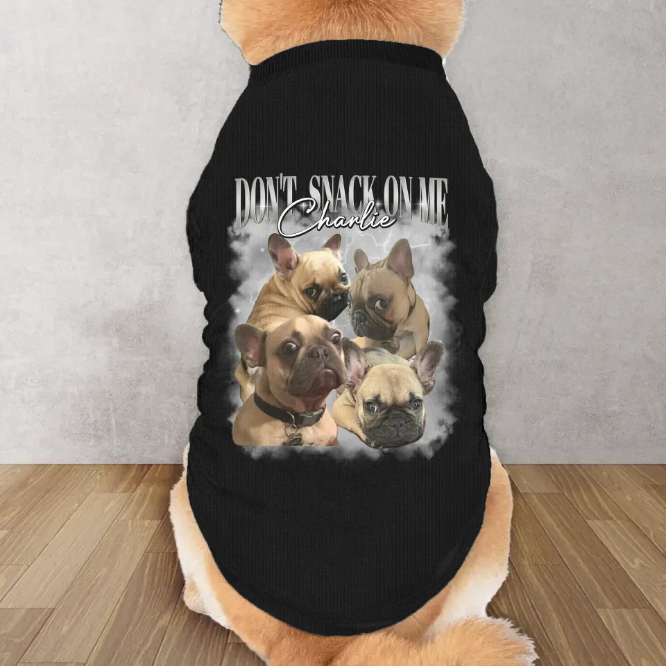 Personalized Pet Vintage AOP Big Dog's Tank Top - Upload Photo - Gift Idea For Your Dog/Cat - Don't Sack On Me