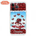 Custom Personalized Grandma Children Phone Case - Christmas Gift For Grandma/ Mom - Upto 7 Kids - Case For iPhone/ Samsung