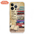 Custom Personalized Reading Book Phone Case - Gift Idea For Book Lovers - Just One More Chapter - Case For iPhone/ Samsung