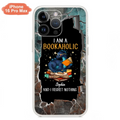 Custom Personalized Reading Book Phone Case - Gift Idea For Book Lovers - I Am A Bookaholic And I Regret Nothing - Case For iPhone/ Samsung