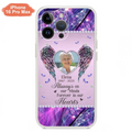 Custom Personalized Memorial Phone Case - Memorial Gift Idea For Family - Case For iPhone/Samsung - Always On My Mind Forever In Our Hearts