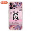 Custom Personalized Dog Phone Case For iPhone And Samsung - Gift Idea For Dog Lover - Up to 3 Dogs