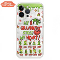 Personalized Christmas Mama Grandkid Phone Case - Gift Idea For Grandkids - Up to 10 Kids - My Grandkids Stole My Heart - Case For iPhone/Samsung