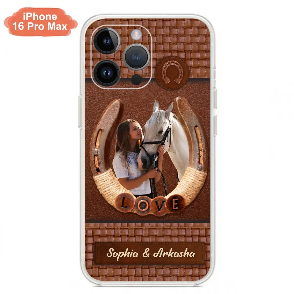 Personalized Horse Phone Case - Upload Photo - Gift Idea Horse Lover - Case For iPhone And Samsung